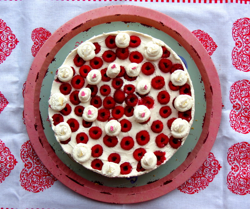 Lagana torta s malinama i brzi desert Kulinarski blog GLAVNA lagana torta s malinama